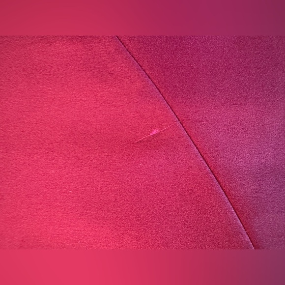 Banana Republic Deep Red Asymmetrical Skirt - Picture 8 of 9